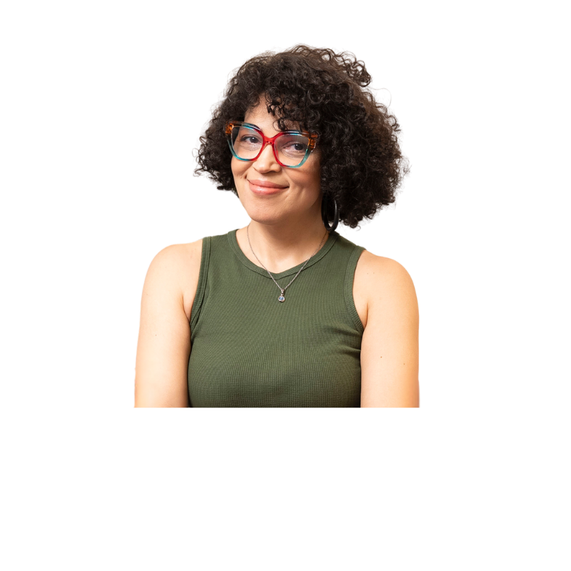 Foto da Profa. Talita, professora de redação